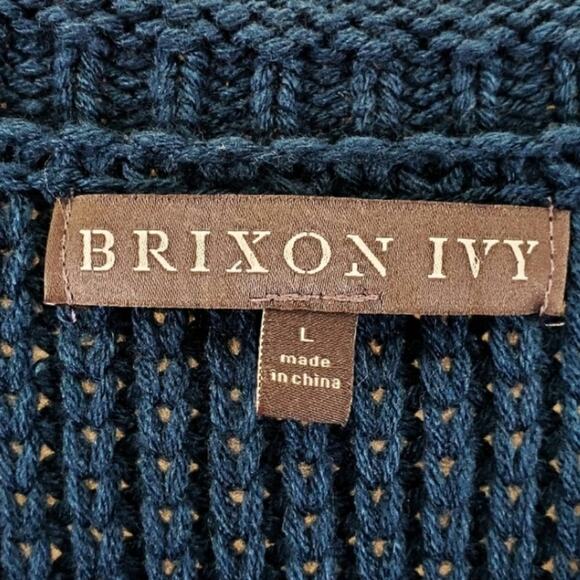 Brixon Ivy Melita heavy knit pull over sweater size large - Picture 7 of 7